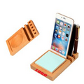 Wooden Phone Pen Holder